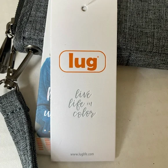 Lug Rodeo 2 Wallet Wristlet Heather Grey New - Picture 14 of 16